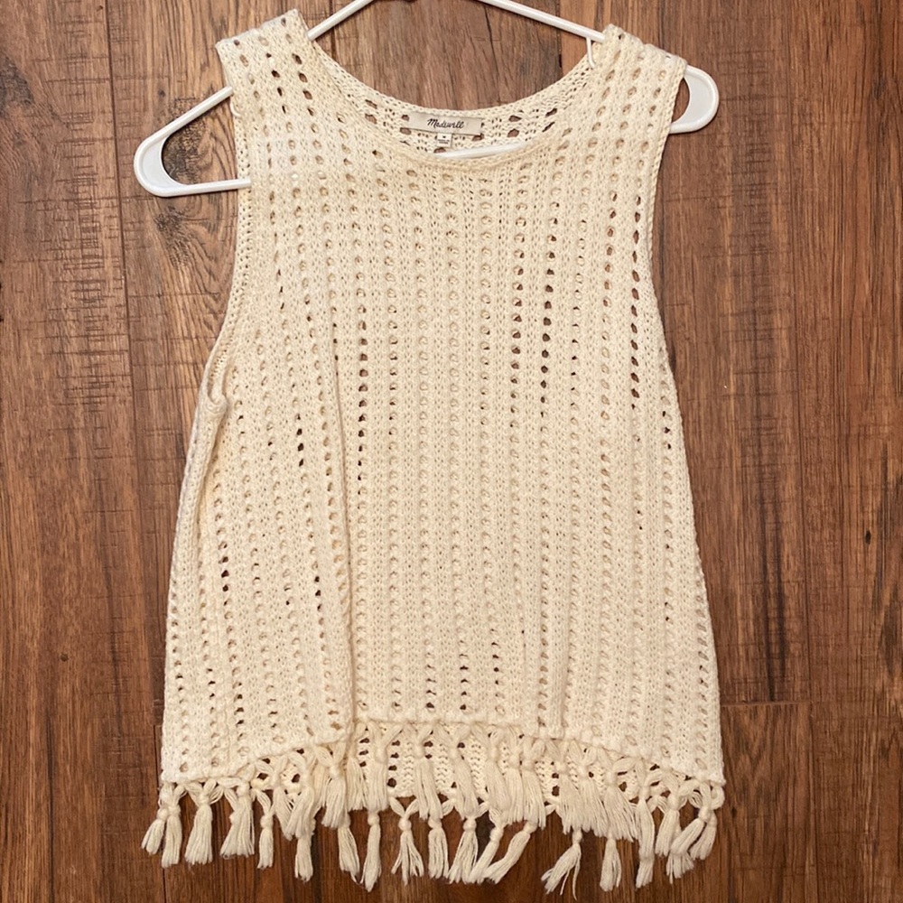 Madewell crochet top